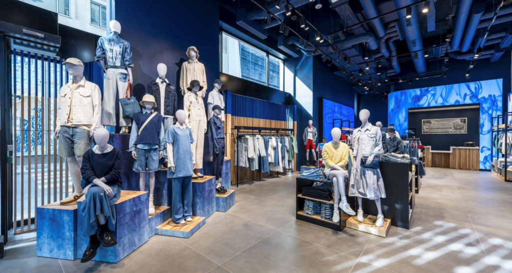 Levi's store interior.