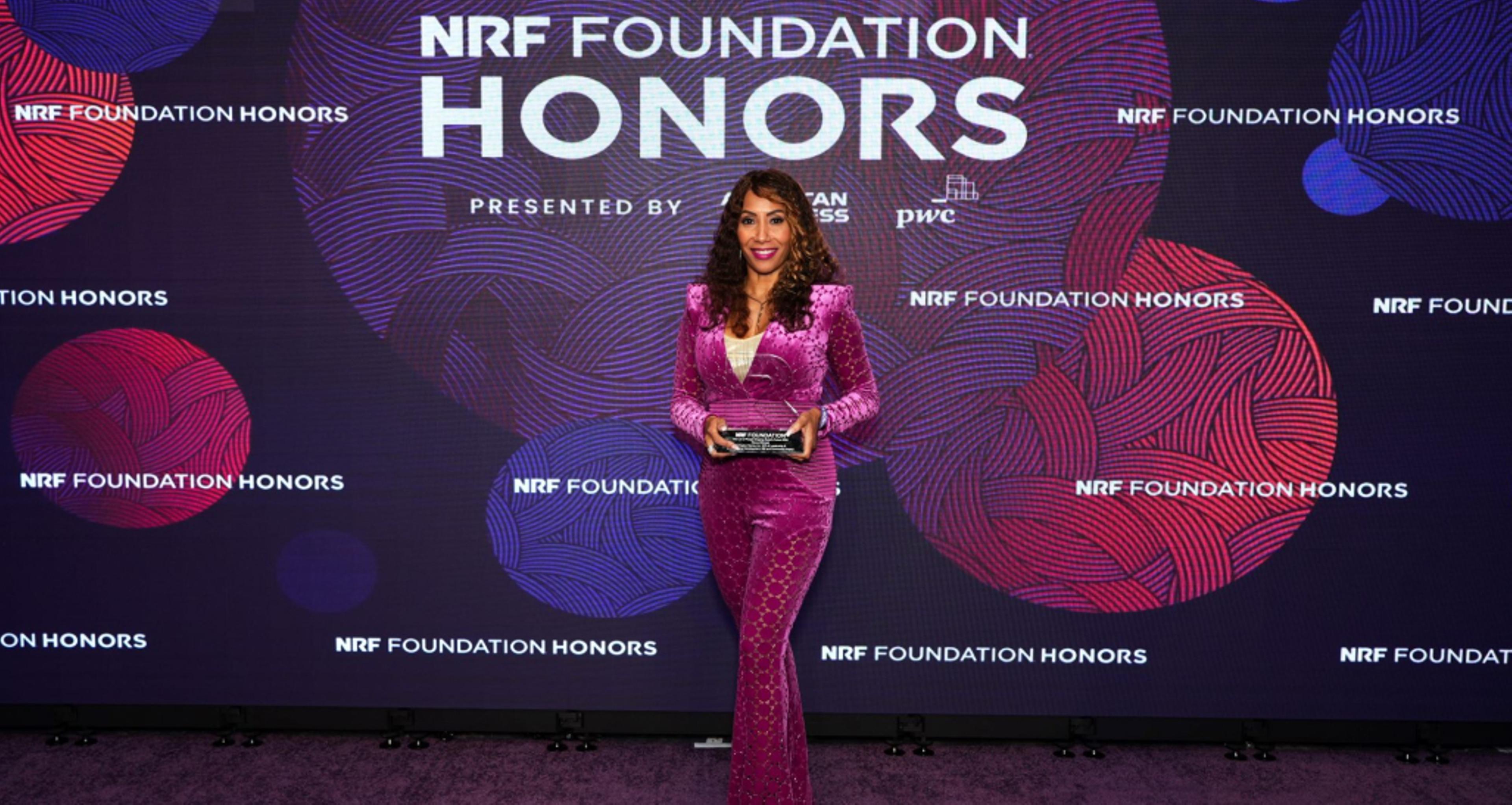 Mecca Mitchell at the 2024 NRF Foundation Honors.