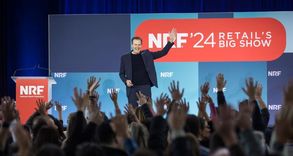 Lee Peterson speaking at NRF 2024: Retail's Big Show