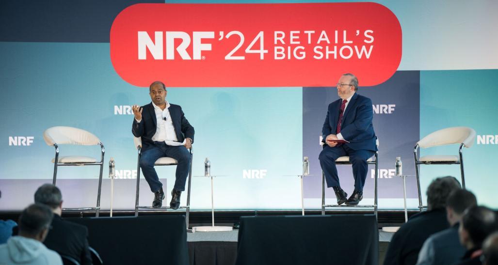 Suresh Krishna, CEO and president of Northern Tool + Equipment at NRF 2024: Retail's Big Show.