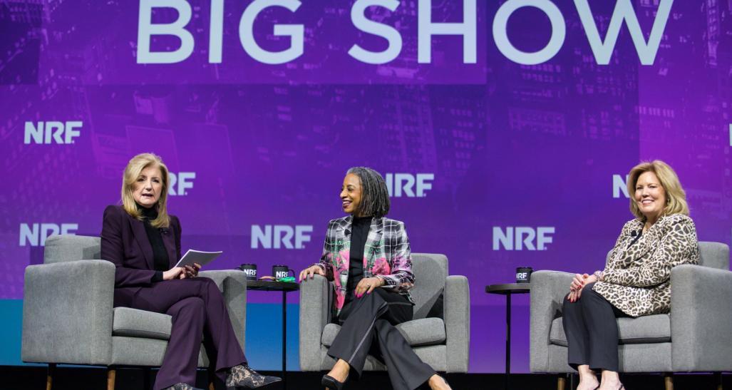 Leaders of Thrive Global, The Honest Company and Signet Jewelers speaking at NRF 2024: Retail's Big Show.