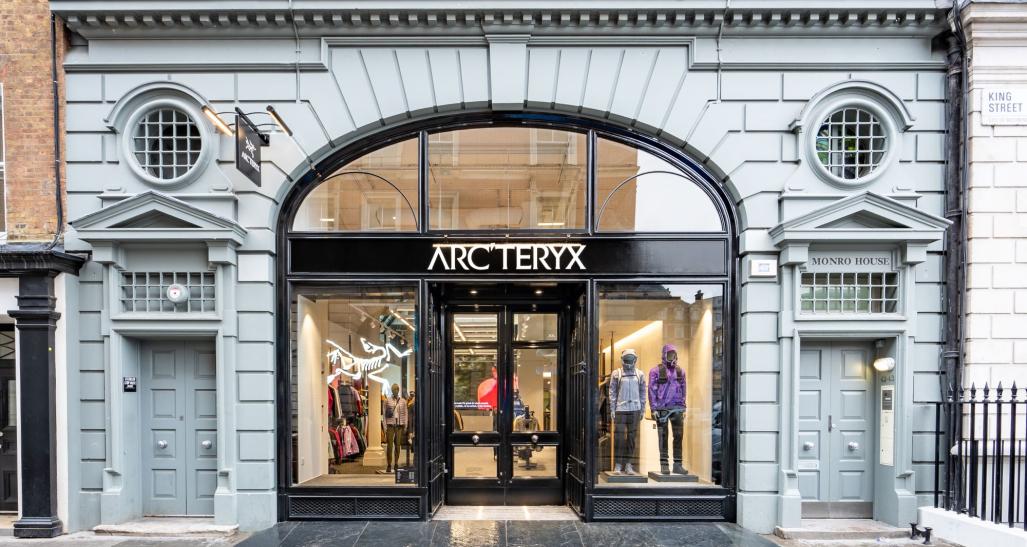 Arc’teryx store exterior.