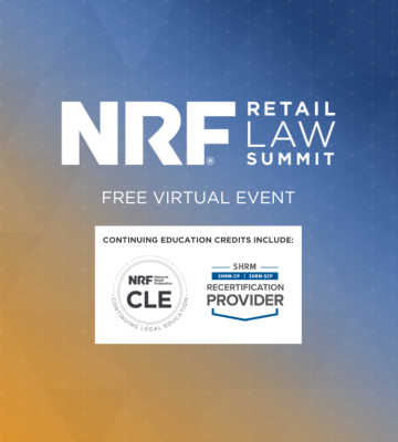 NRF Retail law summit virtual event