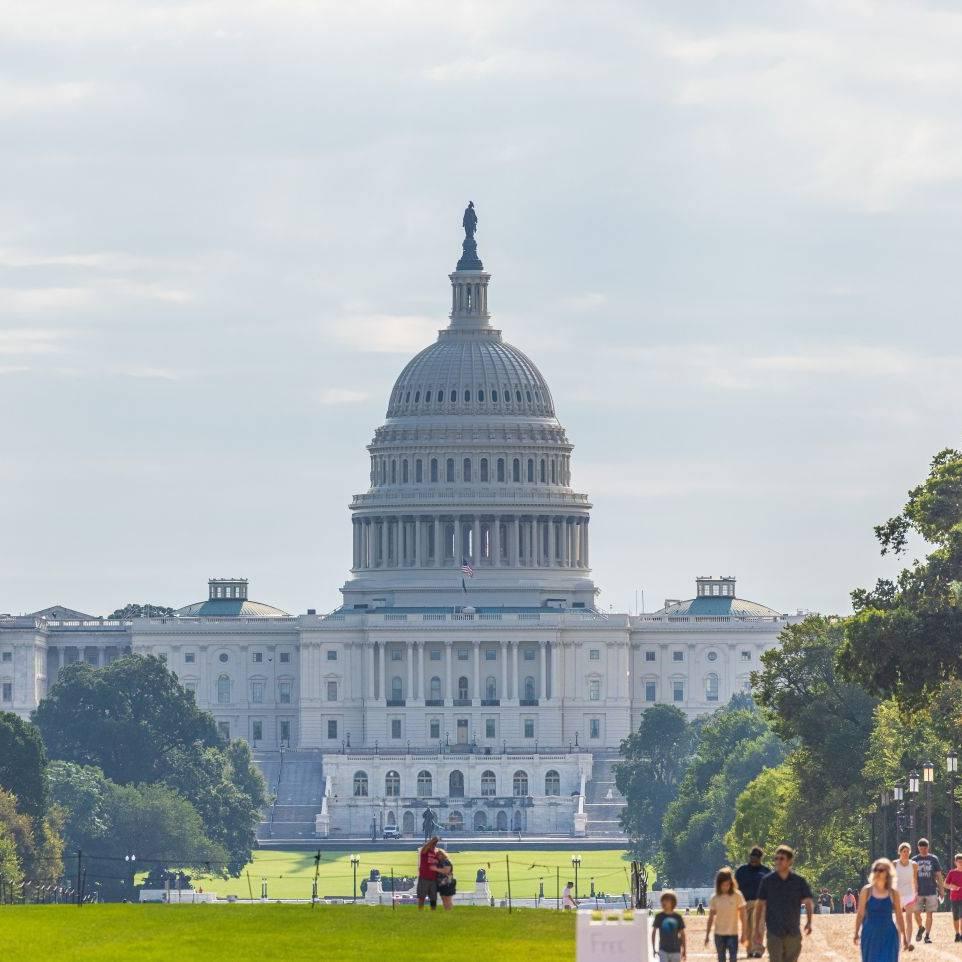The U.S. capitol building.
