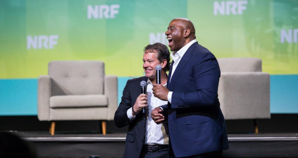 John Furner and Magic Johnson