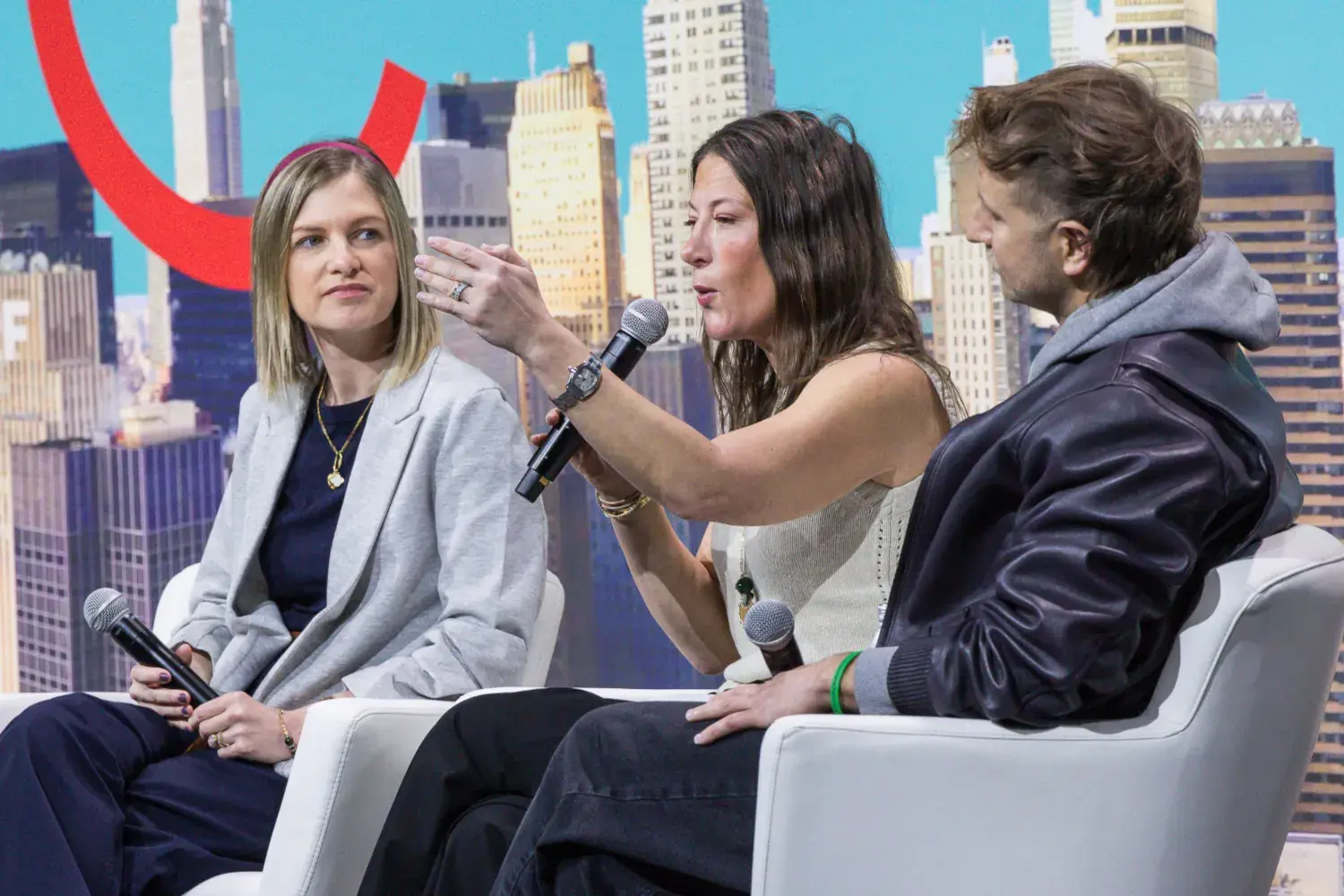 Sarah Henry (Walmart), Ashley Schapiro (American Eagle) and Noah Gonzalez (H&M Americas) talk influencer marketing at NRF 2026: Retail’s Big Show.