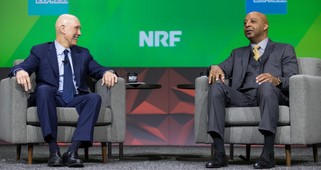 NRF's Matthew Shaw with Lowe's Companies Inc. CEO Marvin Ellison