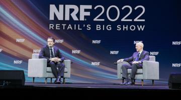 John Furner, CEO of Walmart U.S. and Matthew Shay, NRF President and CEO at Retail's Big Show