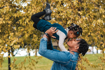 DK Williams and daughter